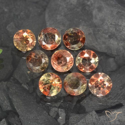 1.90ctw Natural Multicolor andalucita, Redondo, VS