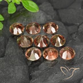 Gemas de andalucita Multicolor natural de 2.12 ct, Redondo, VS