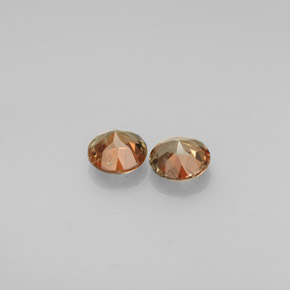 Gemas de andalucita multicolor natural de  ct, corte redondo, VS