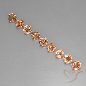 Gemas de andalucita Multicolor natural de 2.26 ct, Redondo, VS