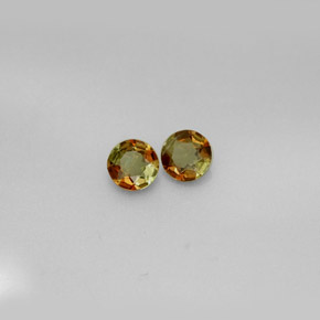 Gemas de andalucita Multicolor natural de  ct, Corte Redondo, VS