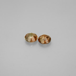Gemas de andalucita multicolor natural de  ct, corte redondo, VS