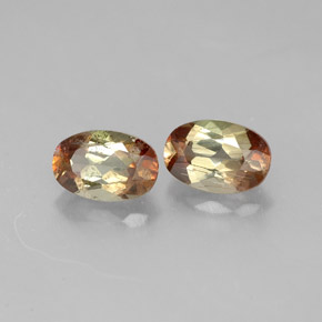 Gemas de andalucita Multicolor natural de  ct, Corte Óvalo, VS