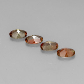 Gemas de andalucita multicolor natural de 1,69 ct, corte óvalo, VS