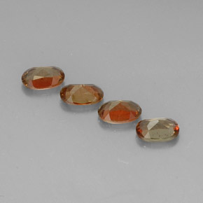 Gemas de andalucita multicolor natural de 1,80 ct, corte óvalo, VVS-VS