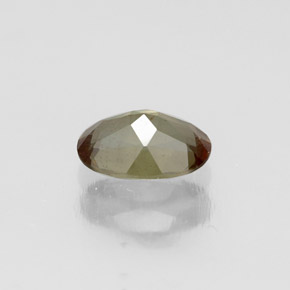 Andalucita multicolor natural de 0,46 ct, corte óvalo, VS