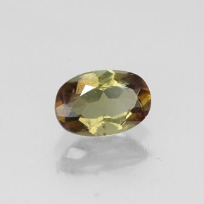 Andalucita multicolor natural de 0,47 ct, corte óvalo, VS-SI