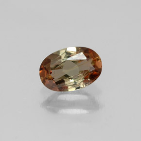 andalucita Multicolor natural de 0.40 ct, Corte Óvalo, VS-SI
