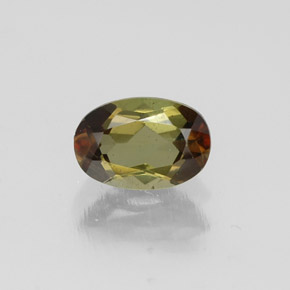 Andalucita multicolor natural de 0,50 ct, corte óvalo, VVS-VS