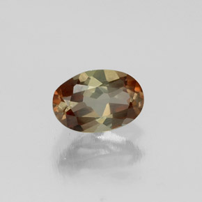 andalucita Multicolor natural de 0.44 ct, Corte Óvalo, VVS-VS