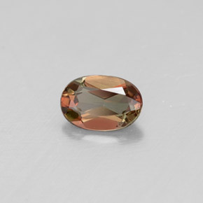 Andalucita multicolor natural de 0,42 ct, corte óvalo, VVS-VS