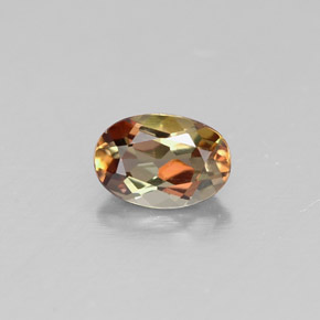 andalucita Multicolor natural de 0.51 ct, Corte Óvalo, VVS-VS