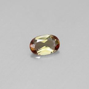 andalucita Multicolor natural de 0.33 ct, Corte Óvalo, VVS-VS