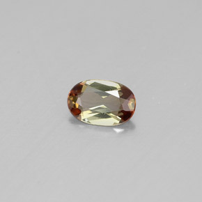andalucita Multicolor natural de 0.33 ct, Corte Óvalo, VVS-VS