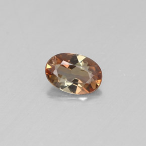 Andalucita multicolor natural de 0,36 ct, corte óvalo, VVS-VS