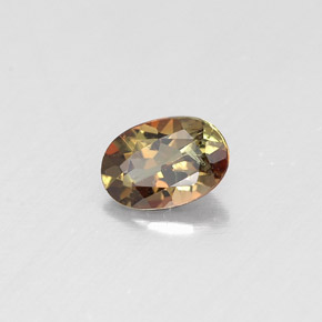 andalucita Multicolor natural de 0.43 ct, Corte Óvalo, VS