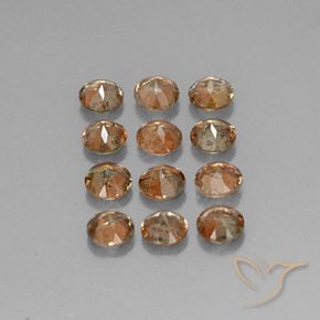 Gemas de andalucita Multicolor natural de 2.93 ct, Redondo, SI