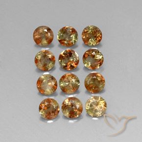 3.06ctw Natural Multicolor andalucita, Redondo, VS-SI