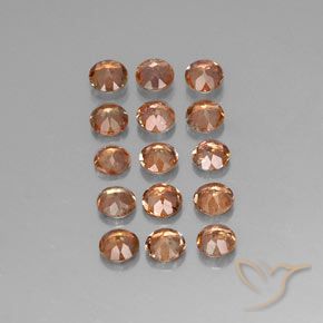 Gemas de andalucita Multicolor natural de 3.43 ct, Redondo, VS-SI