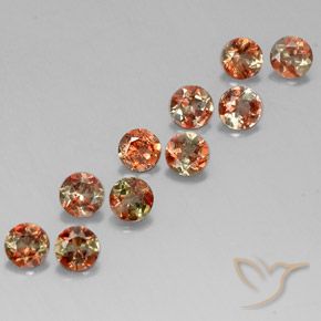 2.48ctw Natural Multicolor andalucita, Redondo, VS-SI