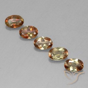 Gemas de andalucita Multicolor natural de 2.07 ct, Ovalada, VS-SI