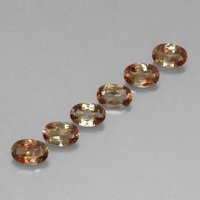Gemas de andalucita multicolor natural de 2,65 ct, corte óvalo, VS-SI