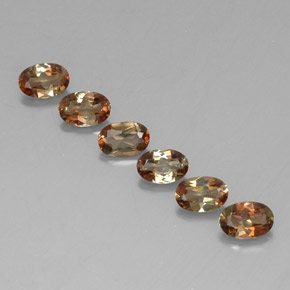 Gemas de andalucita multicolor natural de 2,65 ct, corte óvalo, VS-SI