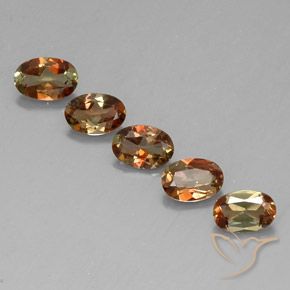 Gemas de andalucita Multicolor natural de 1.93 ct, Ovalada, VS-SI