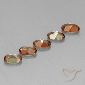 Gemas de andalucita Multicolor natural de 1.93 ct, Ovalada, VS-SI