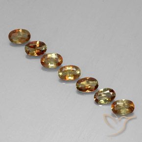 Gemas de andalucita Multicolor natural de 2.82 ct, Ovalada, VS-SI