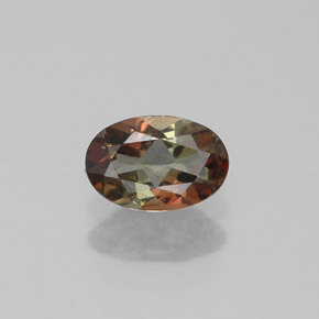 andalucita Multicolor natural de 0.36 ct, Corte Óvalo, VS-SI