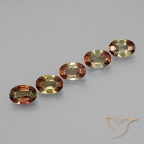 Gemas de andalucita Multicolor natural de 1.76 ct, Ovalada, VS