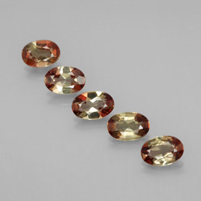 Gemas de andalucita Multicolor natural de  ct, Corte Óvalo, VS