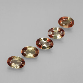 Gemas de andalucita Multicolor natural de  ct, Corte Óvalo, VS