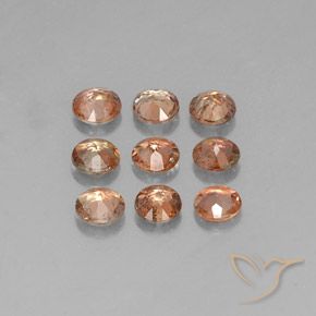 Gemas de andalucita Multicolor natural de 1.64 ct, Redondo, VS