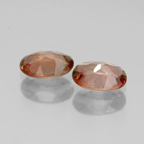 Gemas de andalucita multicolor natural de  ct, corte óvalo, VS