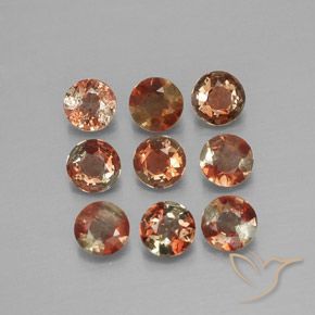 1.43ctw Natural Multicolor andalucita, Redondo, VS