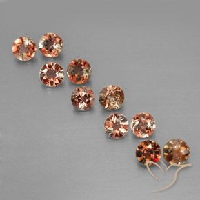 1.96ctw Natural Multicolor andalucita, Redondo, VS