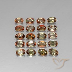 8.19ctw Natural Multicolor andalucita, Ovalada, VS-SI