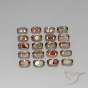 Gemas de andalucita Multicolor natural de 8.19 ct, Ovalada, VS-SI