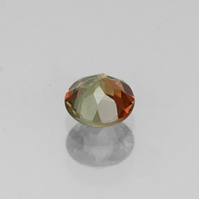 Andalucita multicolor natural de 0,43 ct, corte redondo, VS
