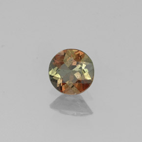 andalucita Multicolor natural de 0.29 ct, Corte Redondo, VS