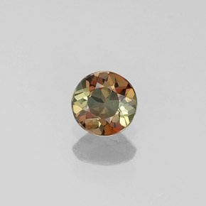 andalucita Multicolor natural de 0.21 ct, Corte Redondo, VS