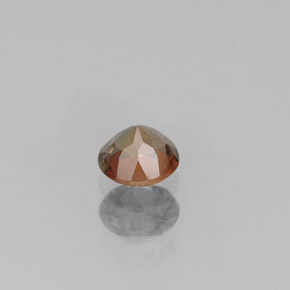 Andalucita multicolor natural de 0,22 ct, corte redondo, VS