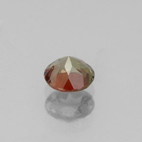 Andalucita multicolor natural de 0,51 ct, corte redondo, VS