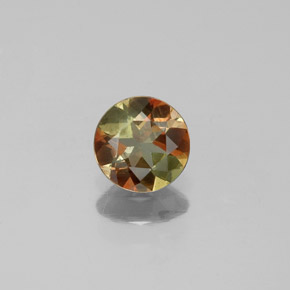 andalucita Multicolor natural de 0.38 ct, Corte Redondo, VS