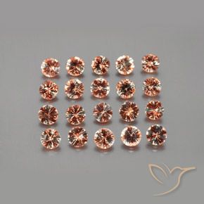 Gemas de andalucita Multicolor natural de 3.79 ct, Redondo, VS