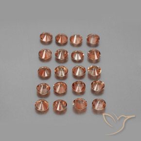 Gemas de andalucita Multicolor natural de 3.79 ct, Redondo, VS
