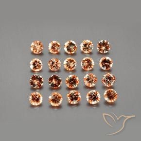 Gemas de andalucita Multicolor natural de 3.60 ct, Redondo, VS