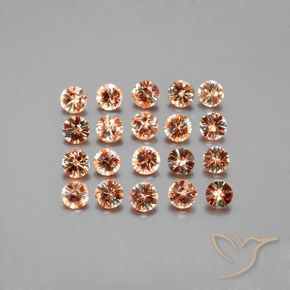 Gemas de andalucita Multicolor natural de 3.58 ct, Redondo, VS